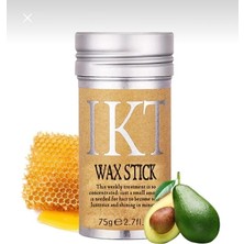 Yurish Ikt Hair Wax Stick 75G Yumuşatıcı Etkili Saç Bakım Çubuğu Doğal Malzeme ile Güçlü Tutuculuk