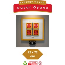 Lapin Deney Atölyesi Pentago Oyunu – Zeka ve Strateji Geliştiren Eğitici Duvar Oyunu, Okul/ofis Ortak Alanları Için