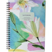 Deffter Lilies A5 Spiralli Defter