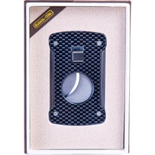 Cohiba Karbon Desenli Kelebek Dizayn Puro Makası Kesici - TR8289