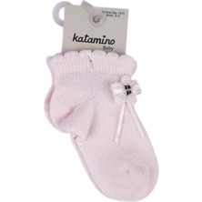 Katamino Argolis Aks Kız Bebek Çorap 46344