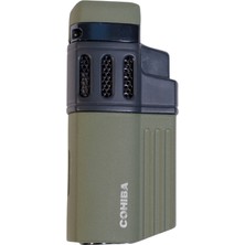 Cohiba 4 Torch Pürmüz Delicili Haki Siyah Metal Puro Çakmağı - TR9515