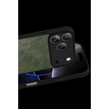 Bilfold Iphone 17 Pro Aras Deri Kapak - Yeşil