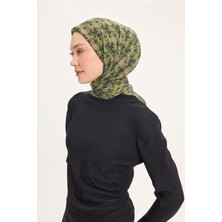 Silk Home Tencel Monare Eşarp Bahar Desen Açık Yeşil 90X90