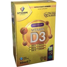 Storm Vital Vitamin D3 Damla 30 ml