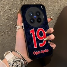 HONTINGA Vivo X200 Pro ile Uyumlu Kılıfı Silikon Kenar Sert Arka Düşüme Önleyici Basitlik Anti Düşme Kamera Korumali Dünya Kupası 19 Numara Oğuz Aydın Desen Telefon Kılıfı K1-1222