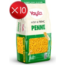 Yayla Mısır ve Pirinç Penne Makarna 400 G X10