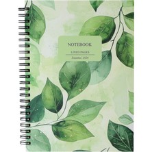 Deffter Magic Leaves A5 Spiralli Defter