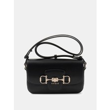 Guess Janie Dönüştürülebilir Kapaklı Kadın Siyah Çapraz Çanta HWVG9910210-BLA