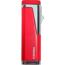 Cohiba 3 Torch Pürmüz Delicili Kırmızı Metal Puro Çakmağı - TR9607