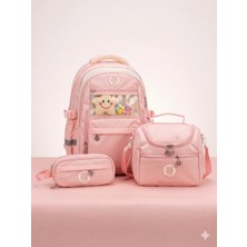 Adalinhome Pastel Rüyalar - Çocuklar Için Ortopedik 3'lü Okul Çanta Seti