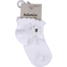 Katamino Argolis Aks Kız Bebek Çorap 46344
