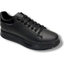 Cap 2044-26 Cilt Deri Anatomik Bağcıklı Erkek Sneaker