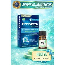 Nutraxin Probiota Advanced Probiyotik Kompleks 60 Adet Tablet + Hrblsglk Biberiye Yağı
