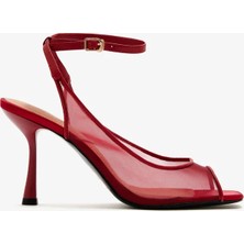 Jw Pei Serenity Kırmızı File Slingback Kadın Topuklu Ayakkabı