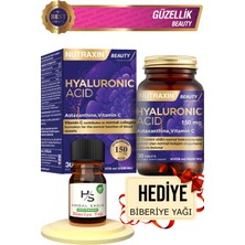 Nutraxin Hyaluronik Asit 30 Adet Tablet + Hrblsglk Biberiye Yağı (Hediye)