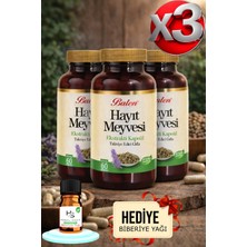 Balen 3 Adet Hayıt Meyvesi Ekstraktı Kapsül 60 Adet Takviye Edici Gıda + Hediye Biberiye Yağı