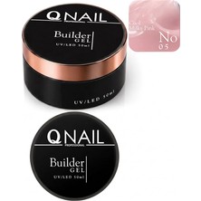 Qnail Professional Builder Gel 50 ml Protez Tırnak Jeli Uv LED Uzatma Güçlendirme Profesyonel Jel No:05