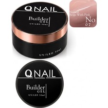 Qnail Professional Builder Gel 50 ml Protez Tırnak Jeli Uv LED Uzatma Güçlendirme Profesyonel Jel No:07