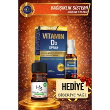 Nutraxin Vitamin D3 1.000 Iu Sprey 30 ml + Hrblsglk Biberiye Yağı (Hediye)