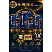 Nutraxin 3 Adet Artroflex Hya C Iı C Vitamini ve Mineral Içeren 90 Adet Tablet + Hediye Biberiye Yağı