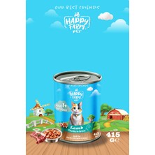 Happy Farm Yaş Kedi Maması Kuzu Etli 415 gr 24 Adet
