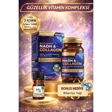 Nutraxin Nadh Collagen 60 Adet Tablet Tip1 Tip3 Hyaluronik Asit, Elastin, Seramid, Resveratrol Glutatyon