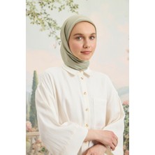 QEF Floş Viskon Düz Eşarp Ihlamur