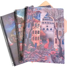 Gıpta Istanbul Notes Spiralli Ofset Pp Kapak A4 80 Yaprak Çizgili Defter 3-7374000-2011