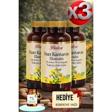 Balen 3 Adet Sarı Kantaron Ekstraktı St. John’s Wort Kapsül 60 Adet + Hediye Biberiye Yağı
