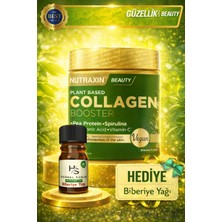 Nutraxin Vegan Protein Booster 300 gr - Pea Protein Glutensiz + Hrblsglk Biberiye Yağı (Hediye)
