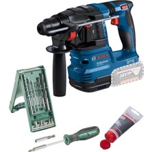 Bosch Akülü Kırıcı Delici Gbh 185-LI (Aküsüz) - 0611924020+X-LINE 15+1 Vidalama & Matkap Ucu Seti ve Gres Yağı Hediyeli