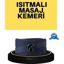 Dijital Ekranlı Isıtmalı Masaj Kemeri Bel Çevresi 100 cm Altı Için Uygun