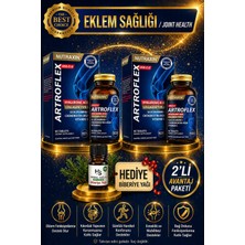 Nutraxin 2 Adet Artroflex Hya C Iı C Vitamini ve Mineral Içeren 90 Adet Tablet + Hediye Biberiye Yağı