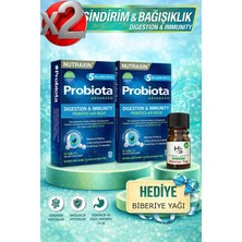 Nutraxin 2 Adet Probiota Advanced Probiyotik Kompleks 60 Adet Tablet + Hrblsglk Biberiye Yağı