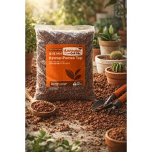 Arkhelais Kırmızı Pomza Taşı – Orkide & Saksı Bitkileri Için Drenaj Taşı - Volkanik Cürüf - 5-15 mm - 5 Litre