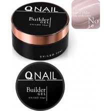 Qnail Professional Builder Gel 50 ml Protez Tırnak Jeli Uv LED Uzatma Güçlendirme Profesyonel Jel No:10