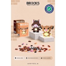 Arvela Bricks Disney Serisi: Simba & Pumbaa Karakterleri İkili Set - Eğitici Oyuncak Figür - Orijinal