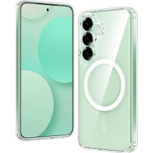 FitCase Samsung Galaxy A57 Kılıf Magsafe Özellikli Şeffaf Silikon Kapak