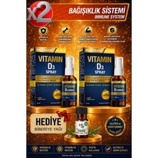 Nutraxin 2 Adet Vitamin D3 1.000 Iu Sprey 30 ml + Hrblsglk Biberiye Yağı (Hediye)