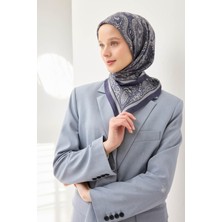 Silk Home Arve Eşarp Noa Soluk Lacivert 90X90