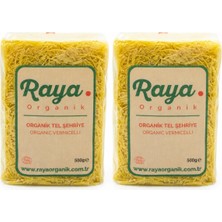 Raya Organik Organik Tel Şehriye 500 gr - 2'li Paket