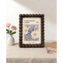 MİEN Mien Kahverengi Bubble Ahşap Çerçeve 10X15 cm