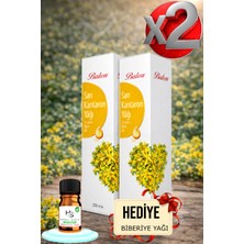 Balen 2 Adet Doğal Sarı Kantaron Yağı 250 ml + Hediye Biberiye Yağı