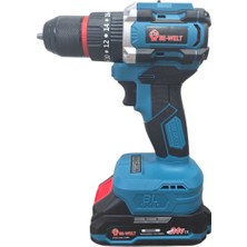Fixonic Be-Welt PRT056 24V 3AH Brushless Çift Akülü Darbeli Matkap/vidalama 55NM+27 Parça Set