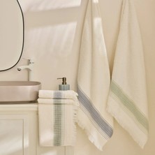 Karaca Home Soft Balance %100 Pamuk Hamam Seti 4 Parça Mavi-Yeşil