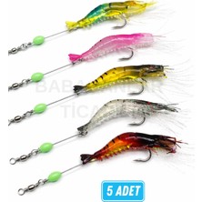 Arkhelais Karides Hazır Balık Yemi Takımı 5’li Set | 7 cm – 6 gr