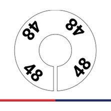 Jokey Ambalaj Arka / Ön Baskılı Depo-Stok Beden Ayracı (48)