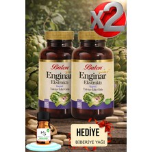 Balen 2 Adet Enginar Plus Kapsül 100 Adet Takviye Edici Gıda + Hediye Biberiye Yağı