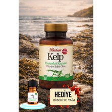 Balen Kelp Ekstraktı ve Selenyum Içeren Kapsül 375 Mg 60 Adet Takviye Edici Gıda + Hediye Biberiye Yağı